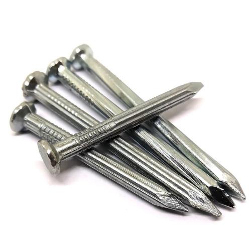 Polished Fluted Shank Concrete nails 2"x3.8mm