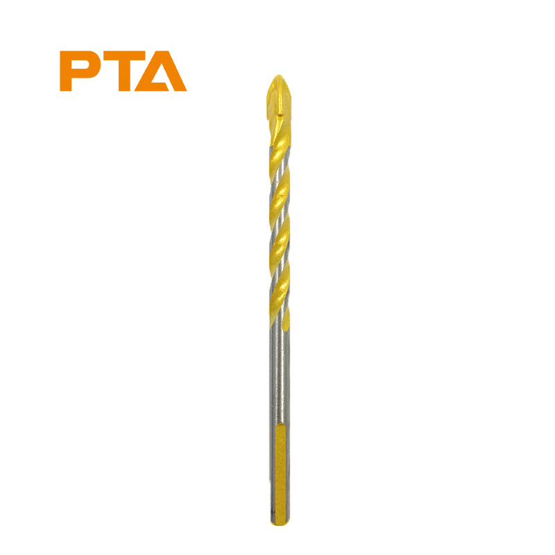 Triangle Shank Multi Purpose 3 Cutting Edge Construction Drill Bits for Glass Ceramic Porcelain Tile