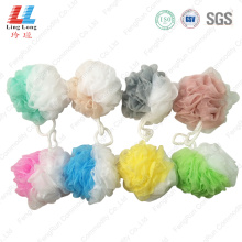 Two sides durable mesh sponge ball