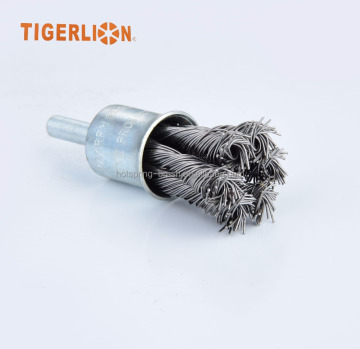 Steel Wire Brush for Cleaning - Knotted End