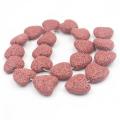 Handmade multi-color volcanic stone love beads string