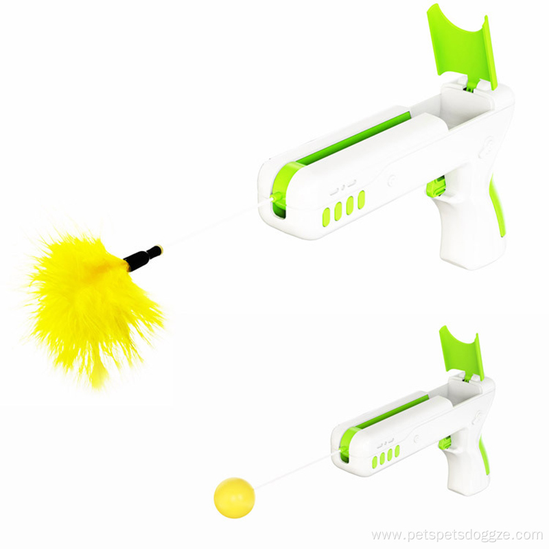 Teaser Stick Interactive Puzzle Cat Toy Gun Toys