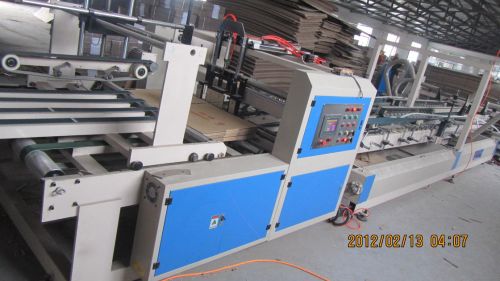 Vacuum Feeding Automatic Carton Machine Folder Gluer With High Speed