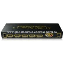 4k HDMI 1x4 splitter with extra audio out