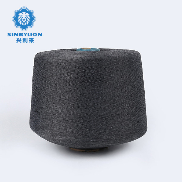 Factory Direct Sales 150Denier Full Dull Black polyester core spun yarn for sewing thread