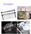 Roll-Up Dish Drying Rack Mehrzweck-Trocknungsablass-Untersetzer