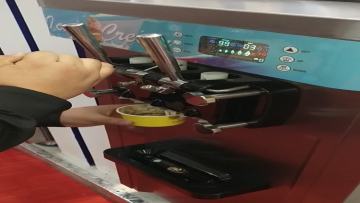 VSP-25PRO waffle ice cream spreading machine ramkin ice cream