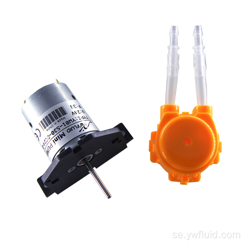 12V DC motor miniatyr peristaltisk pump