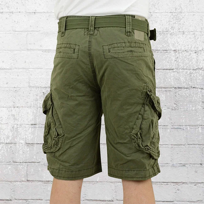 China Clothing Supplier Custom Mens Best Green/Black Cheap Designer Denim Cargo Shorts