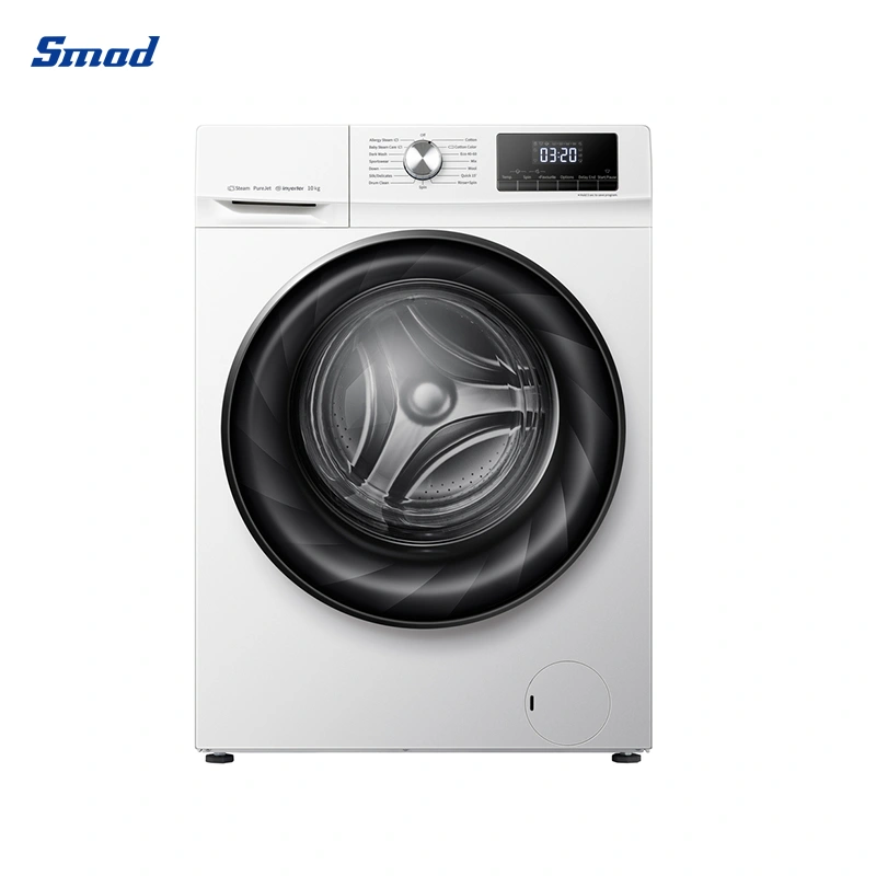 220V 50Hz 10kg Front Loading Inverter Fully Automatic Washing Machine