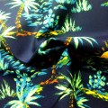 Polyester Stretch Hawaiian Peach Skin Boardshort Fabric