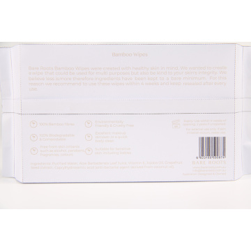 Customized Packaging Bamboo Wet Wipes Biodegradable