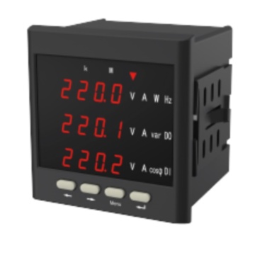 LED Display Single Phase Panel Mounted Ampere Meter