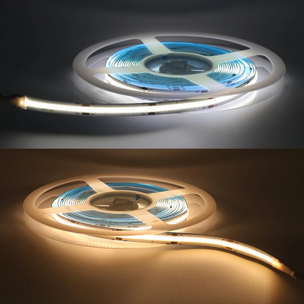 Light strips led 512 luces led 12v Lamp WARM WHITE Led Lights Cob Strip Light  Factory Price