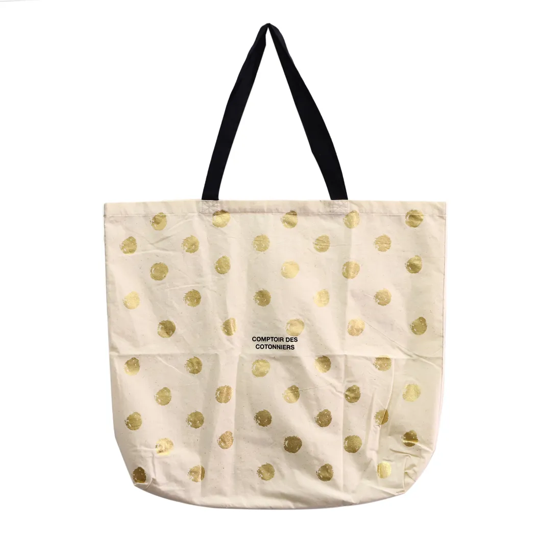 Gots Certified 100% Organic Cotton Calico Storage Packing Bags
