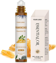 100% Natural Frankincense Essential Oil Roll-on for Skin Body Massage Oil and Aromatherapy Frankincense Oil