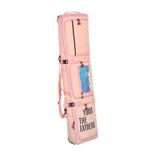 Colorful Wheeled Snowboard and Ski Backpack with Interlayer Storage