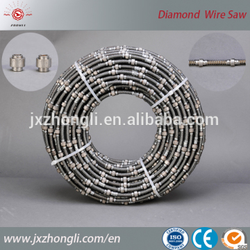 super hard material diamond wire saw for sandstone quarrying