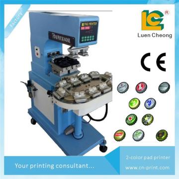 tampografia 2 colores aluminium cap printing machine ailbaba tampography