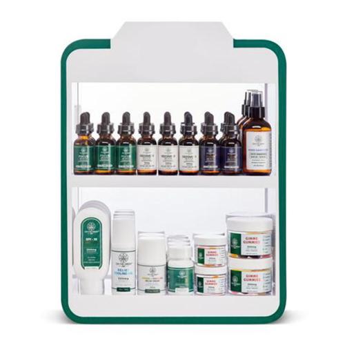 Custom acrylic rack cbd display boxes/cases