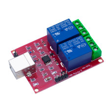 5V 2-Way USB Relay Control Switch - Programmable Smart Home PC Controller