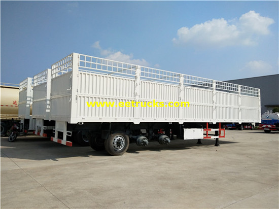 40 тонна Tri-меҳвари Train Trailers