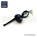 BAOTIAN BT49QT-9 L. Handle Switch Assy dengan tuas hitam (P / N: ST06030-0014) Kualitas Top