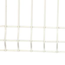 White pvc coated welded hard wire mesh curved fence