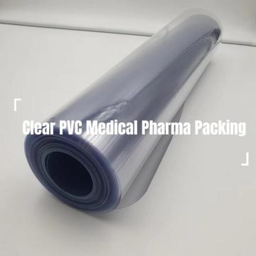 Kosongkan pembungkusan pharma perubatan PVC