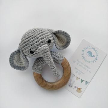 Collana di Massaggiagengive Elefante fatta a mano creativa