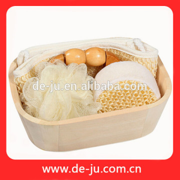 Hanging Sponge Loofah Srubber Comb Hot Bath Sets