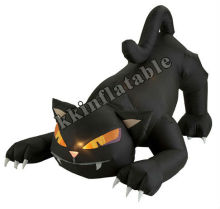 lighted inflatable halloween black cat,halloween inflatable model