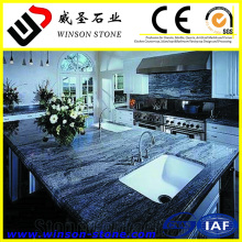 the most luxury India blue granite Brass Blue granite countertop granite tile