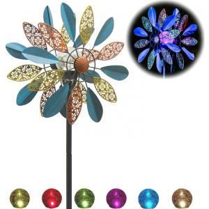 Arabesco Multi Color Solar Wind Spinner