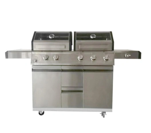 Enhance Your Outdoor Cooking Experience with the Deluxe 5 Burners Gas Grill with Side Burner