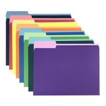 Custom Assorted-Color Manila Design File Folders