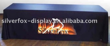 table throws with color printing