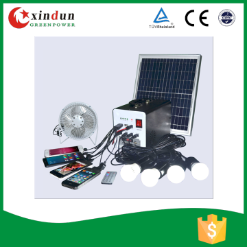 10W 20W 30W solar energy home system DC solar lighting system