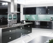 Modern Design Lacquer Door RTA Kitchen Cabinets