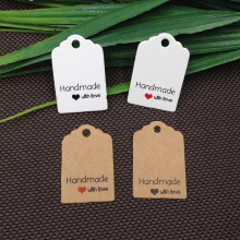 Kraft Gift Label Thank You Paper Card