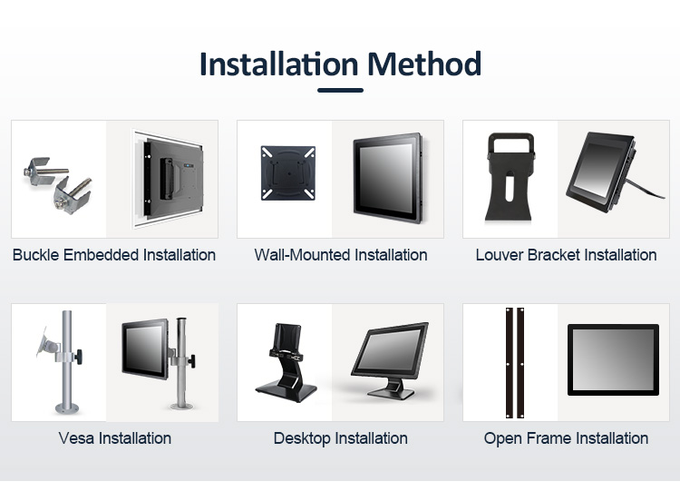 10.1 inch embedded industrial touch screen monitor