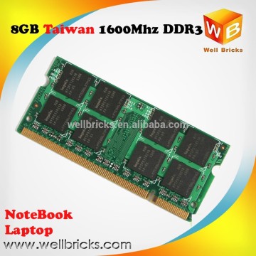 Hot selling laptop ram memory ddr3 8g with original chips