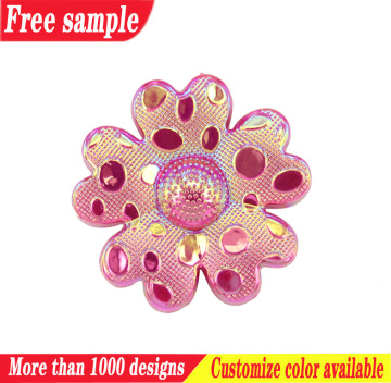 Women shoe plastic decoration plastic flower accessory