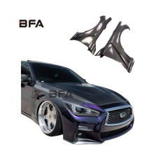 Infiniti Q50/Q50S Carbon Fiber Fender Replacement Kit - Left & Right Wing Body Kit