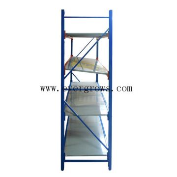 Steel medium duty shelving rack