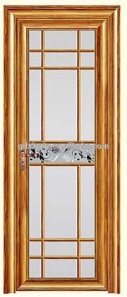 Tempered glass restaurant entry door