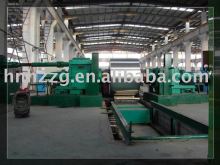 Supply sheet metal leveling line