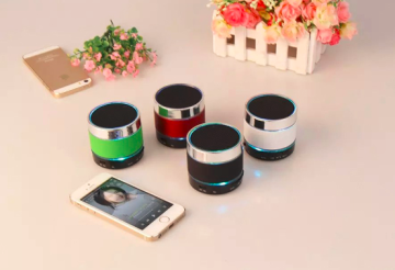 mini portable bluetooth speaker with LED light