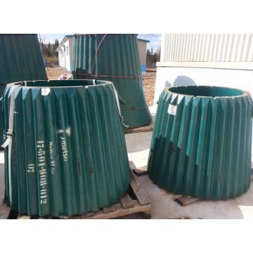 Nordberg Gyratory Crusher Mặc bộ phận Mantle Bowl Liner