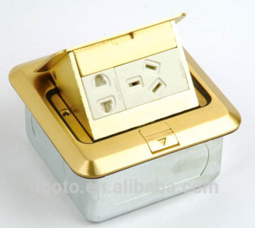 Italy Multi-functional floor socket 1gang socket+3 pin socket